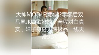 大神MODLE约炮??零零后双马尾JK纯欲嫩妹，全程对白真实，妹子身材火辣极品一线天馒头穴