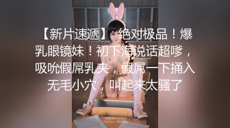 【新片速遞】  绝对极品！爆乳眼镜妹！初下海说话超嗲，吸吮假屌乳夹，假屌一下捅入无毛小穴，叫起来太骚了