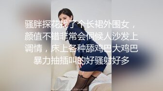 骚胖探花找了个长裙外围女，颜值不错非常会伺候人沙发上调情，床上各种舔鸡巴大鸡巴暴力抽插叫的好骚射好多