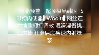 ✿高能预警✿ 超顶极品韩国TS母狗肉便器▌Wooju▌网丝连体情趣鞭打调教 湿滑淫臀挑逗肉棒 狂肏后庭疾速内射爆浆