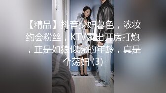 【精品】抖音少妇暮色，浓妆约会粉丝，KTV露出开房打炮，正是如狼似虎的年龄，真是个荡妇 (3)