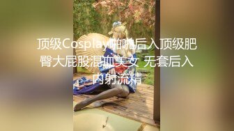 顶级Cosplay啪啪后入顶级肥臀大屁股混血美女 无套后入内射流精